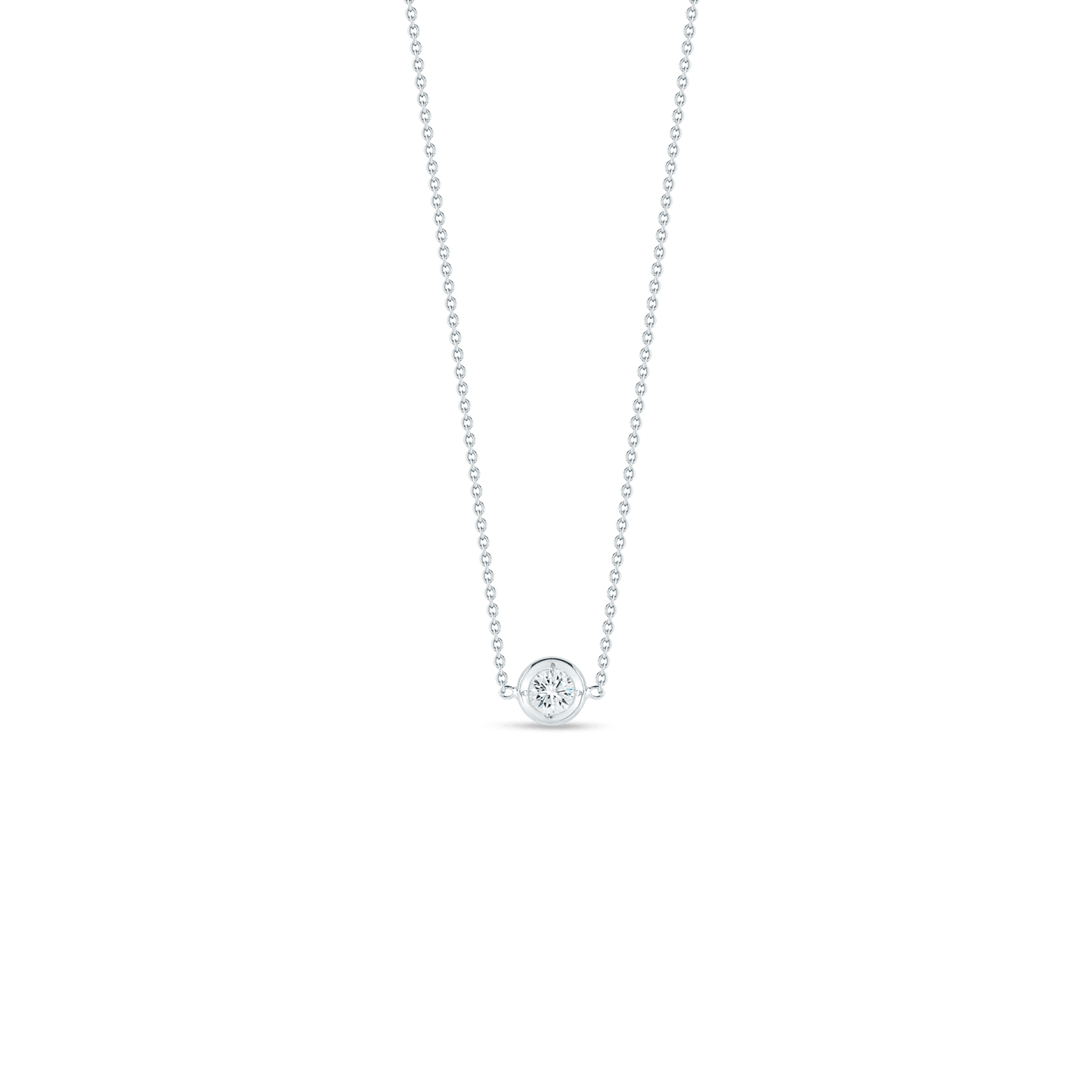 18W DIAMONDS BY THE INCH SINGLE STATION NECKLACE