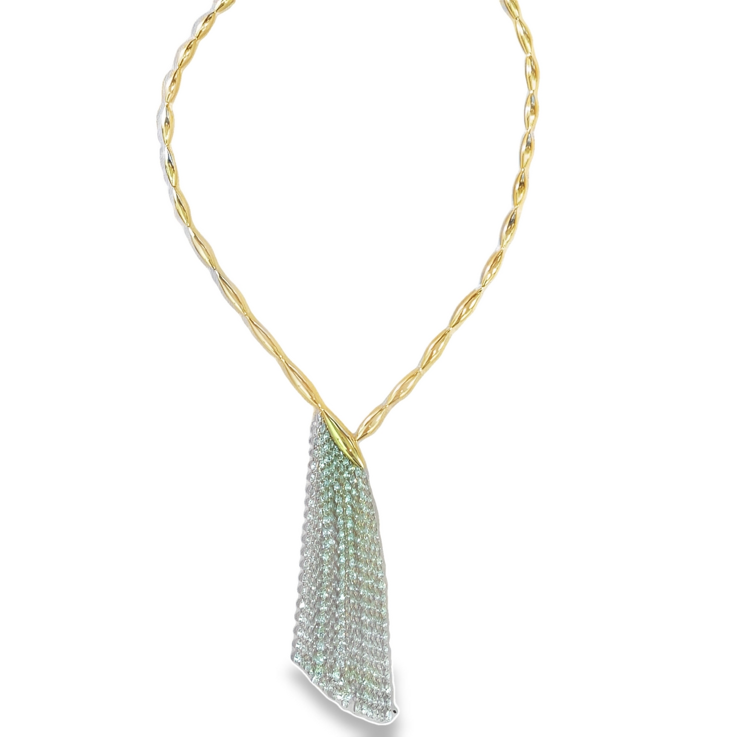 18KY DIA FASH LARIAT STYLE NECK W/DIAS