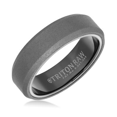 6MM RAW SANDBLASTED TUNGSTEN BAND