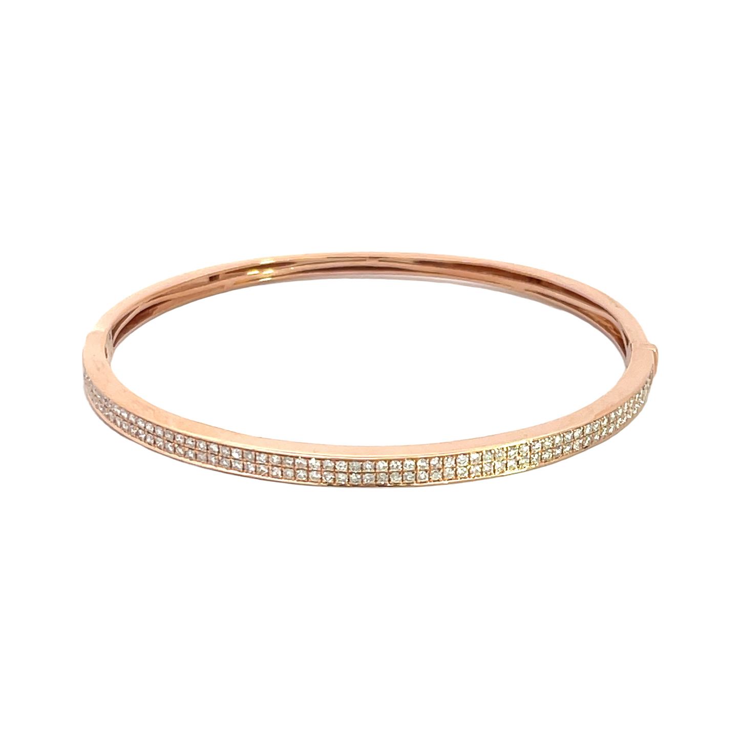 18KR 1.00CT DIA BANGLE