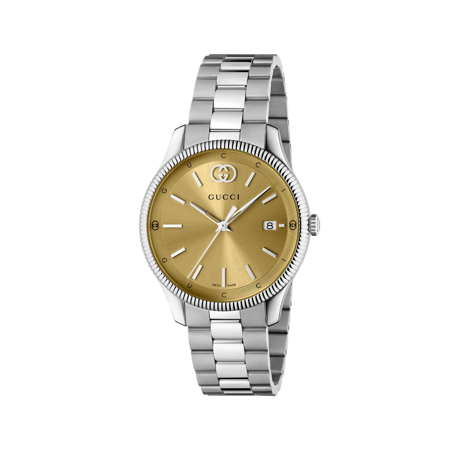 38MM SS G-TIMELESS GOLD PLATED DIAL