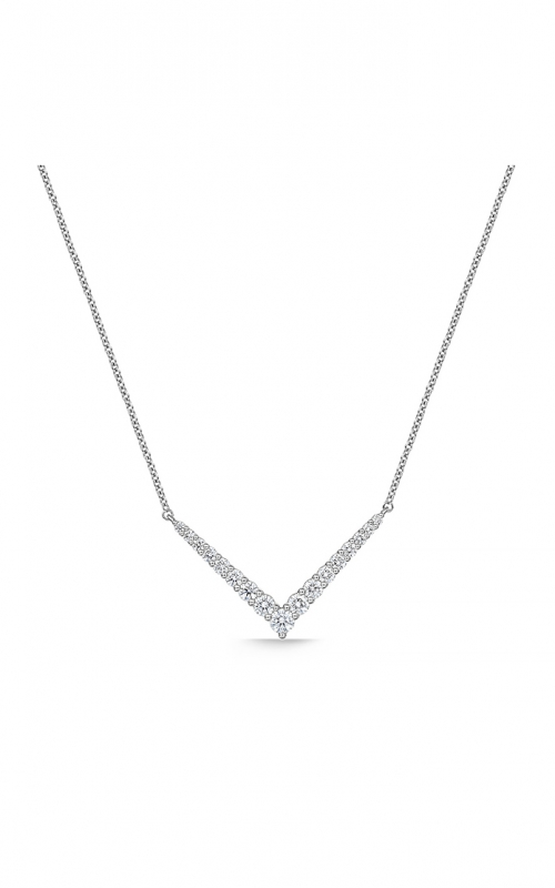 18KW DIAMOND IDENTITY V NECKLACE
