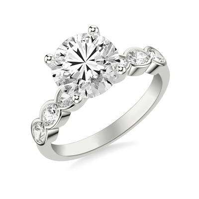 18KW CONTEMPORARY ENGAGEMENT RING
