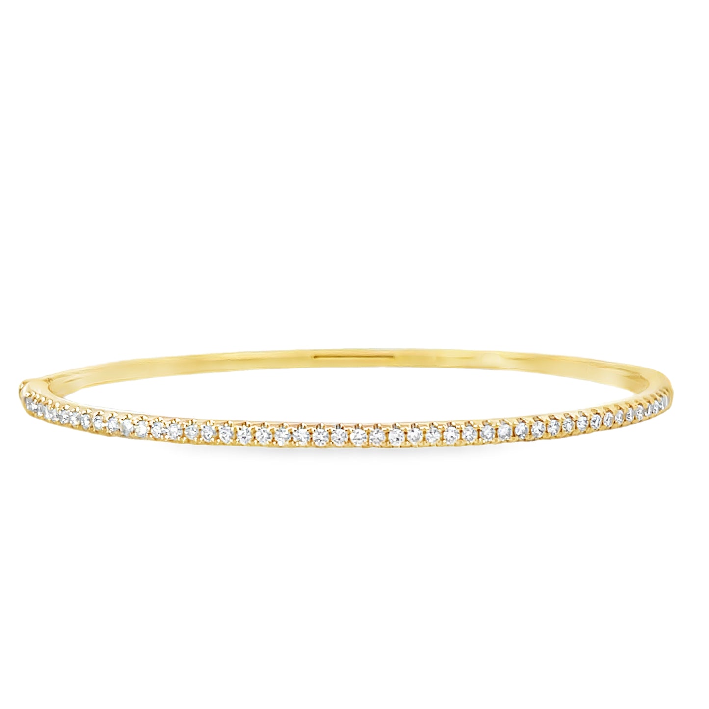 18KY DIAMOND BANGLE BRACELET