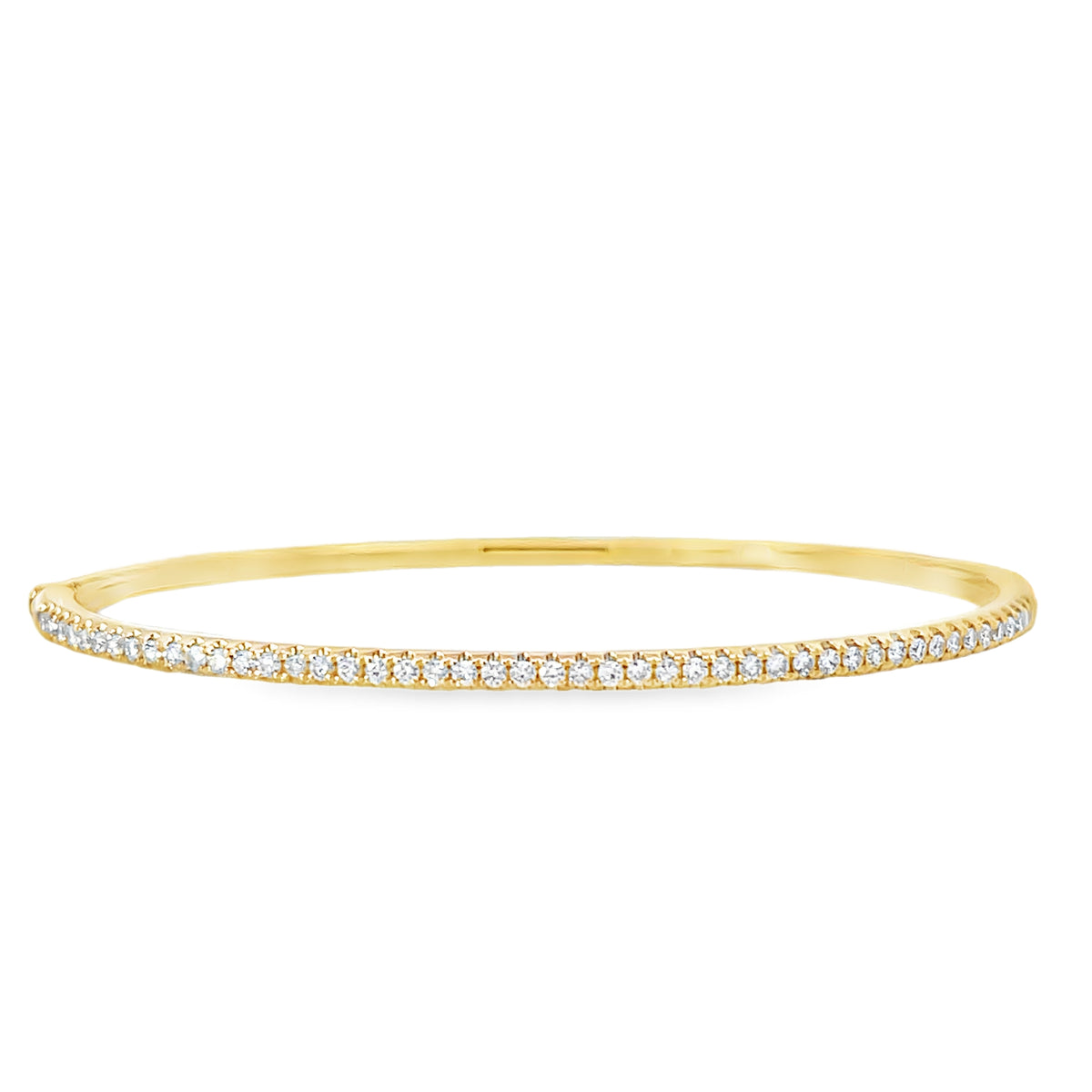 18KY DIAMOND BANGLE BRACELET