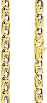 ZANCAN 18KY MENS FASHION LINK NECKLACE