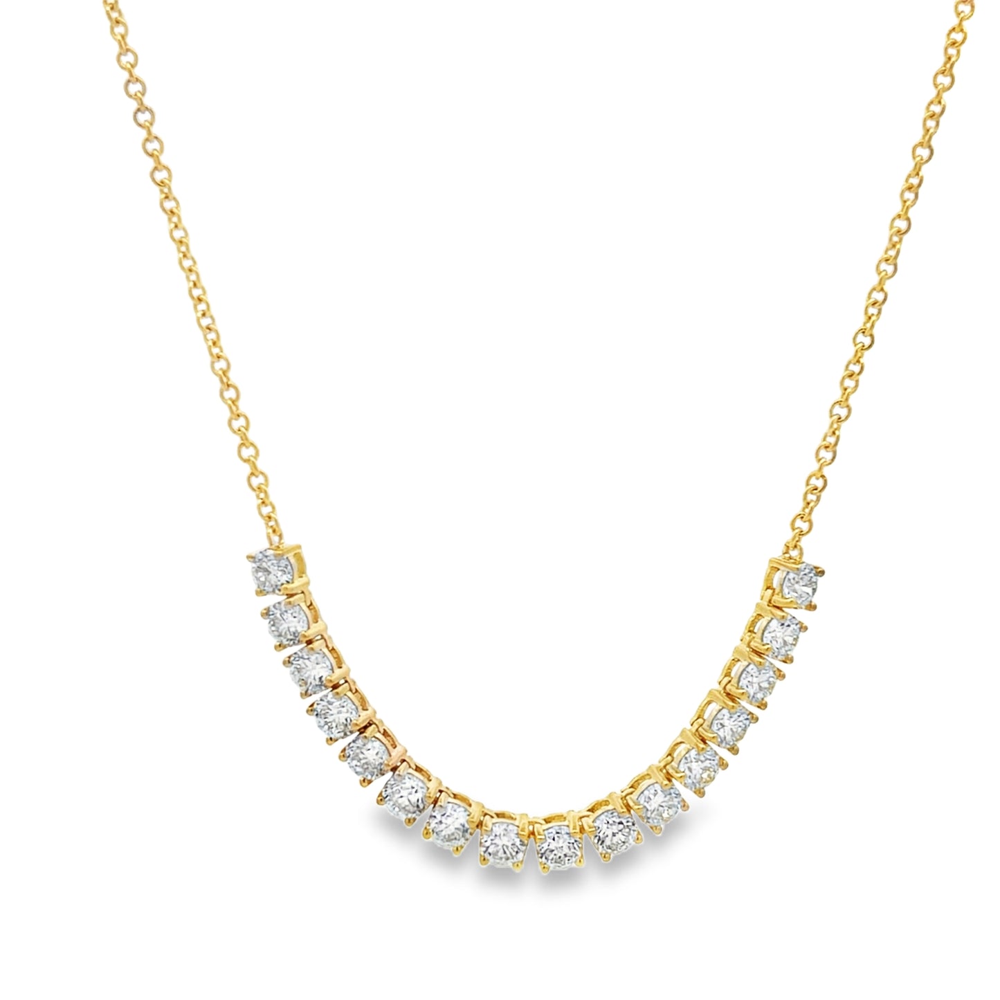 18KY DIAMOND NECKLACE