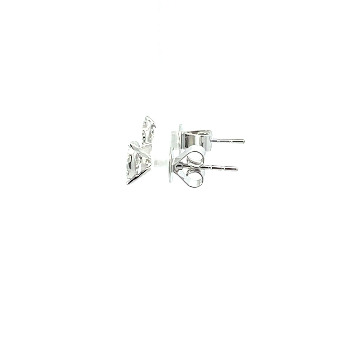 18KW DIAMOND BOUQUET STUDS