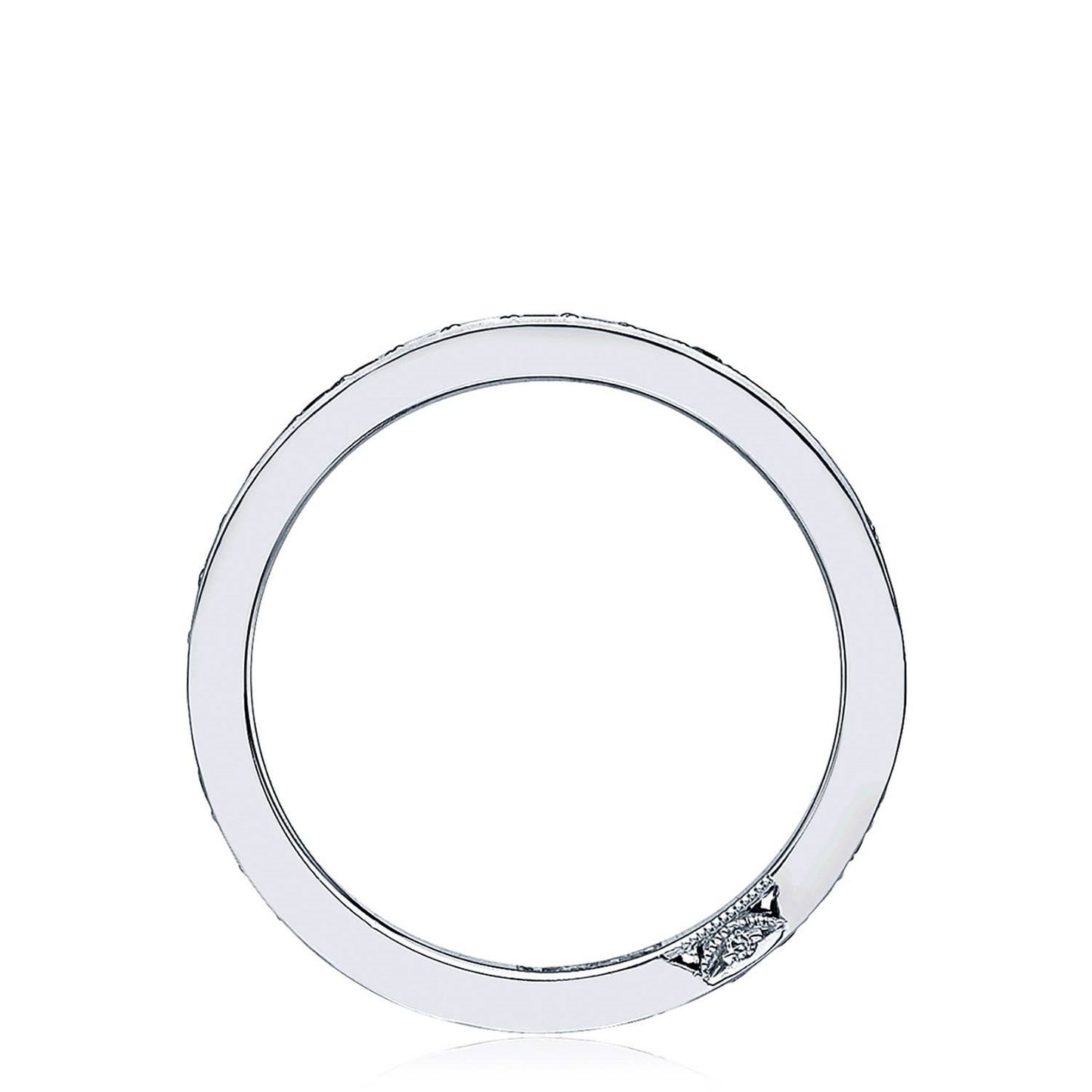 PLATINUM 1/2 WAY DIAMOND BAND .29TWT