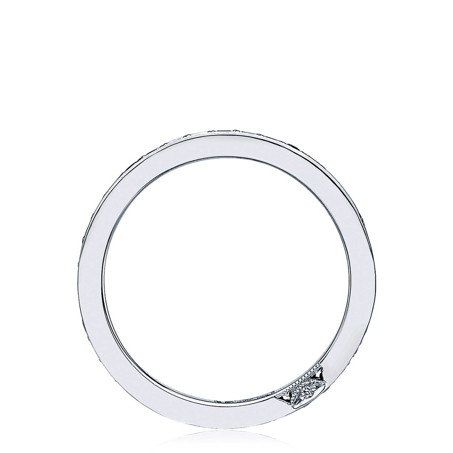 PLATINUM 1/2 WAY DIAMOND BAND .29TWT