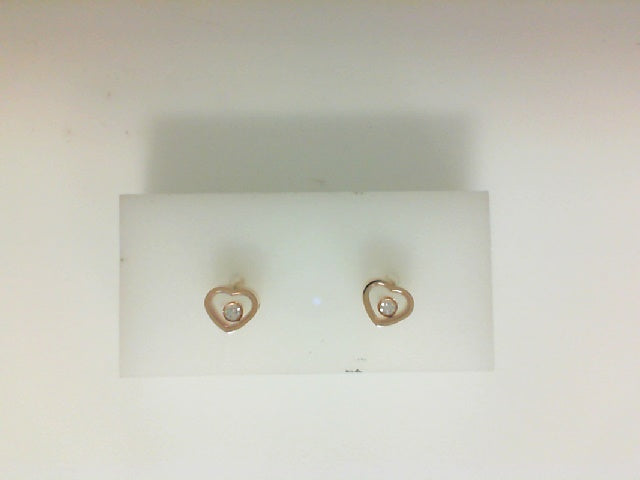 18KR MY HAPPY HEARTS SINGLE EARRING STUD