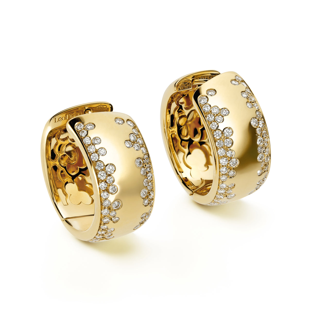LEO PIZZO 18KY DIAMOND FASHION HUGGIES