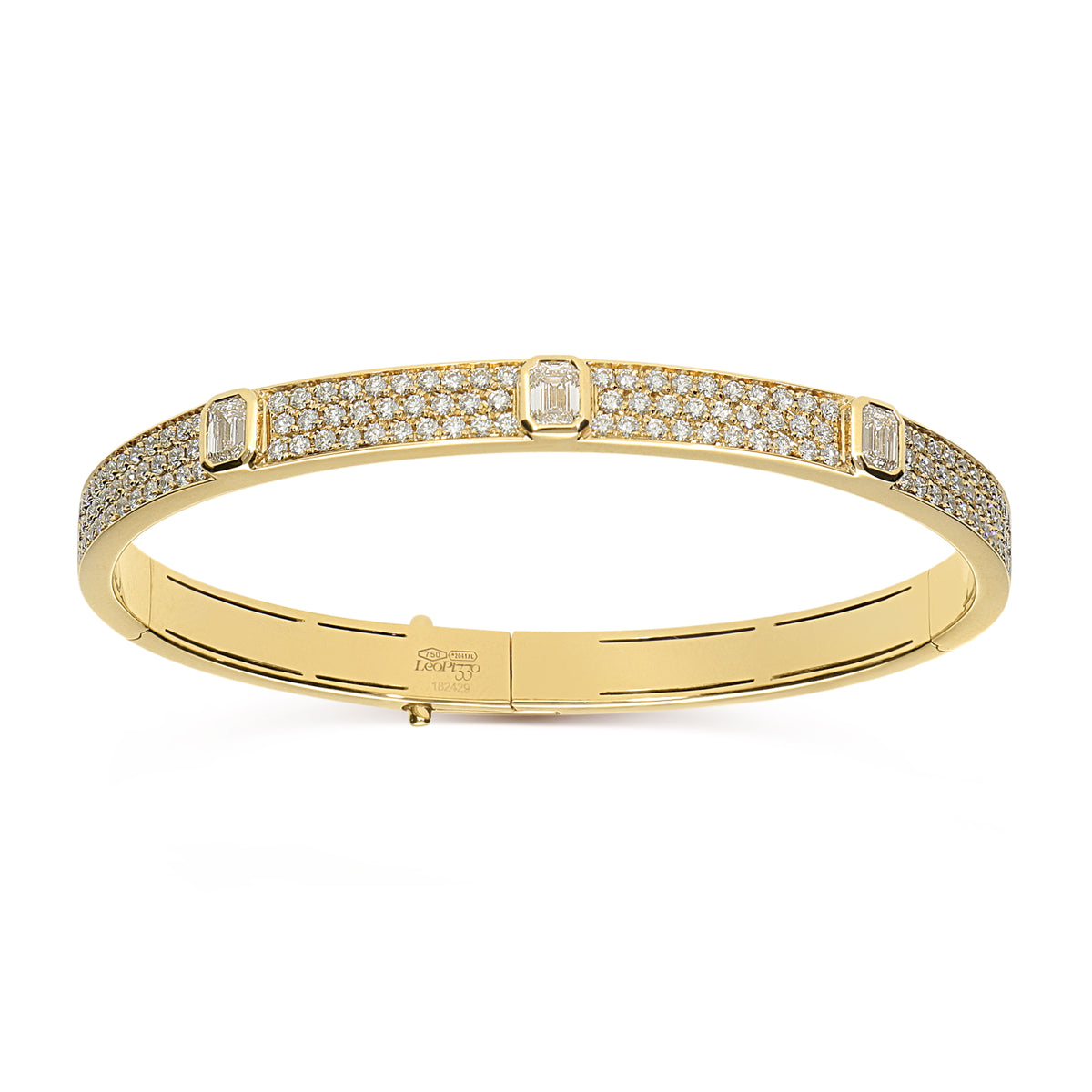 LEO PIZZO 18KY DIAMOND FASHION BANGLE