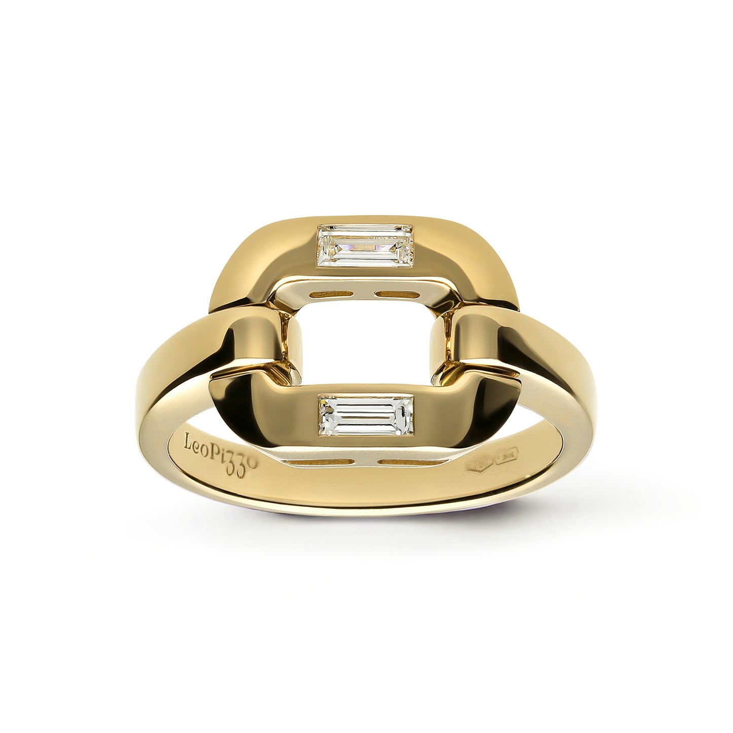 LEO PIZZO 18KY DIAMOND FASHION RING