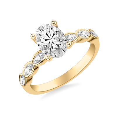 18KY CONTEMPORARY ENGAGEMENT SEMI-MOUNT SETTING