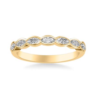 18KY Contemporary Wedding Band
