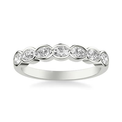 18KW Contemporary Wedding Band
