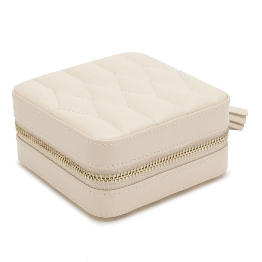 CAROLINE ZIP TRAVE CASE IVORY