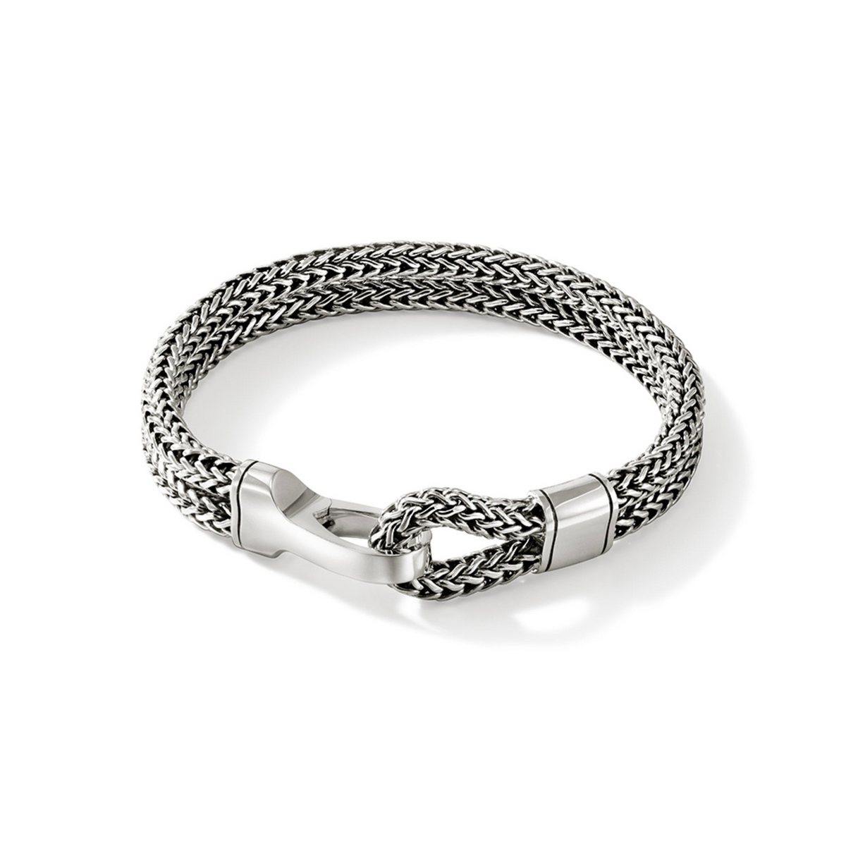 STERLING SILVER DOUBLE ROW BRACELET