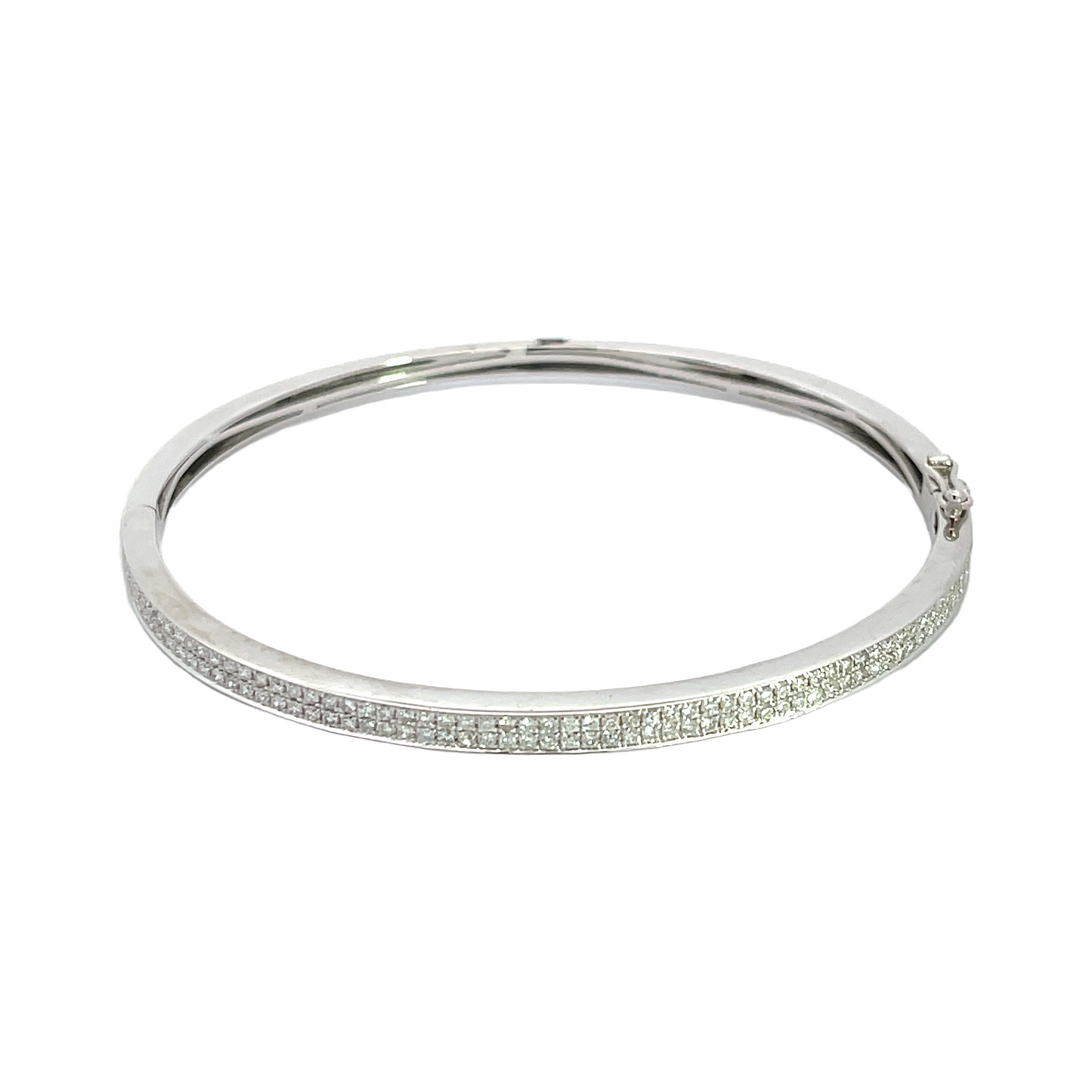 18KW DIAMOND BANGLE