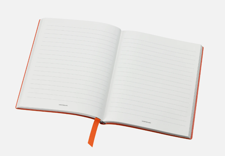 FINE STATIONERY ORANGE NOTEBOOK #146 5.9 X 8.3 IN