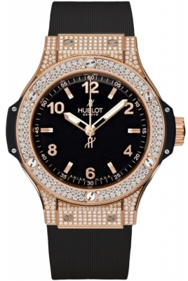 38MM 18KR BIG BANG GOLD PAVE