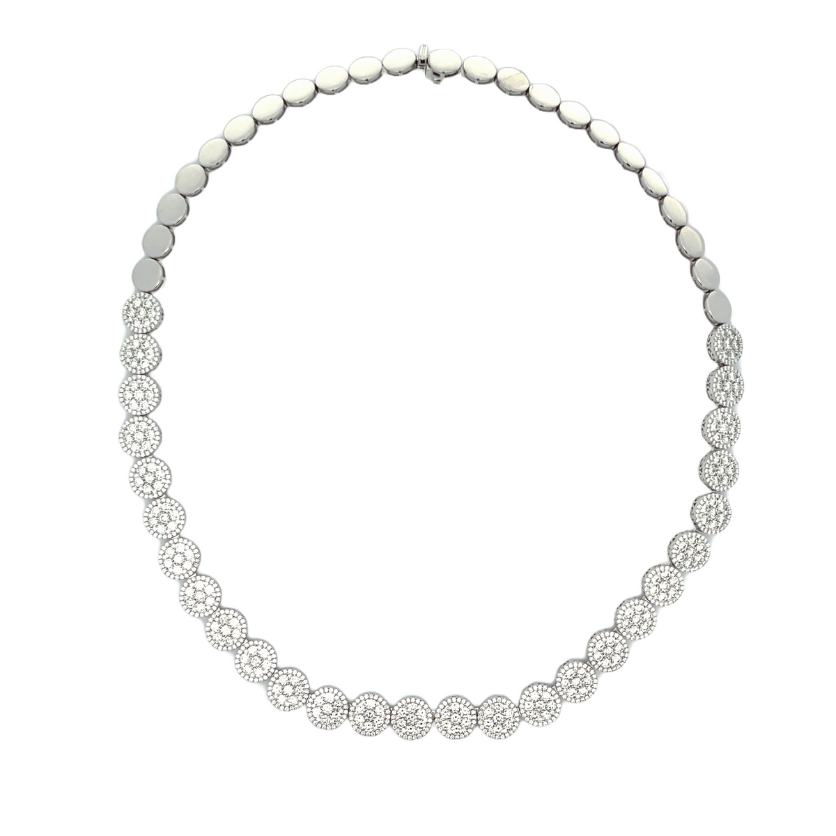18KW DIAMOND FASHION NECKLACE