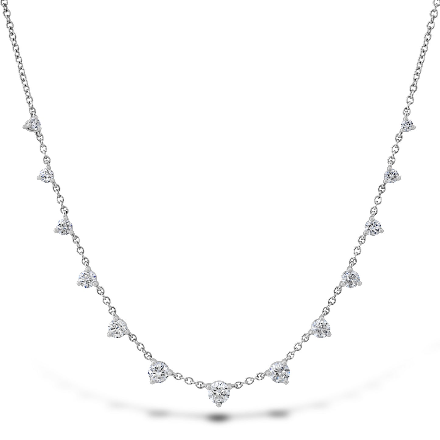18KW ESSENTIALS DIAMOND NECKLACE