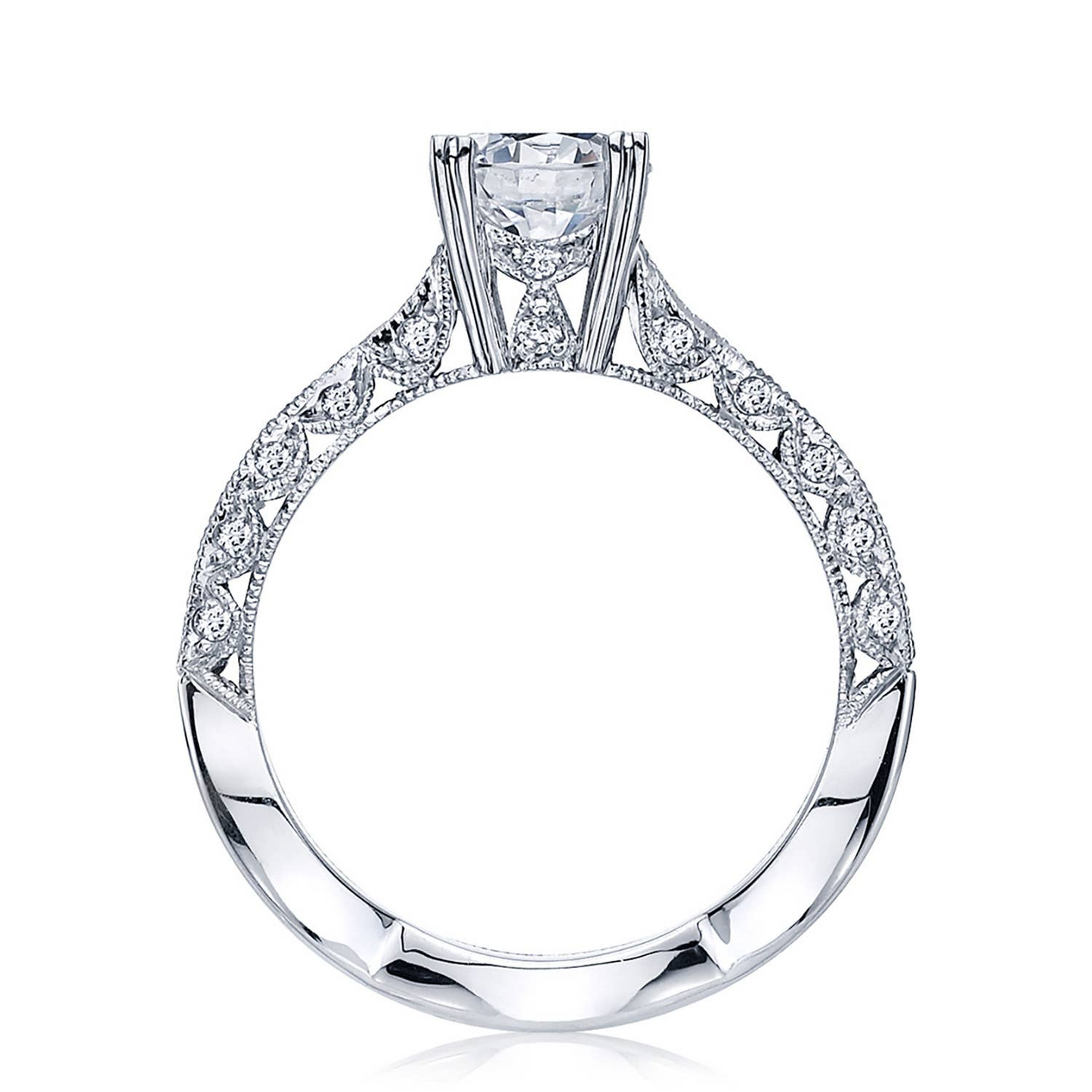 18KW ROUND DIAMOND SEMI MTG .42TWT