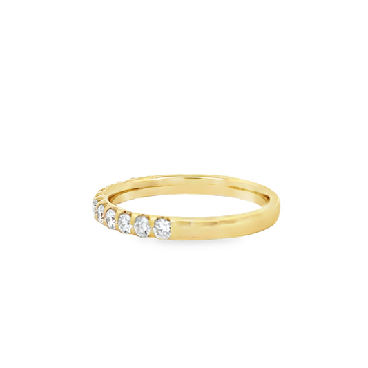 18KY ODESSA HALF-WAY DIAMOND BAND