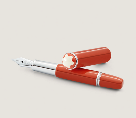 MB HERITAGE ROUGE ET NOIR BABY SPECIAL EDITION CORAL FOUNTAIN PEN