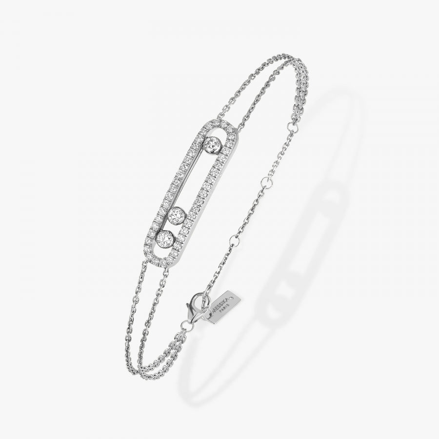18KW MOVE CLASSIQUE PAVE BRACELET