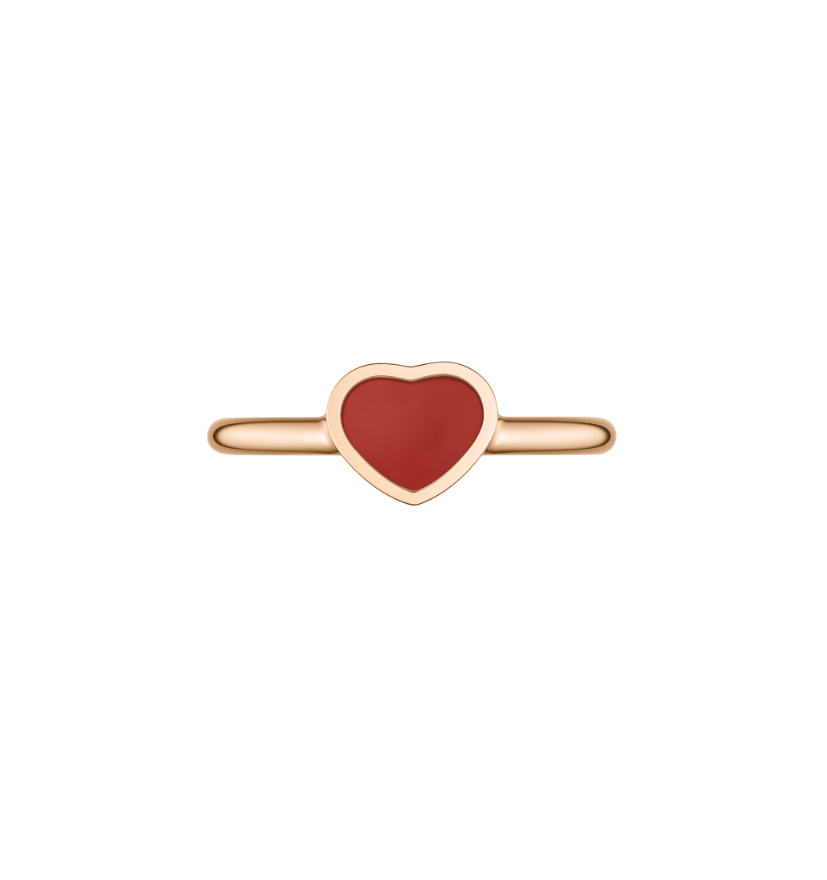 MY HAPPY HEARTS CARNELIAN RING