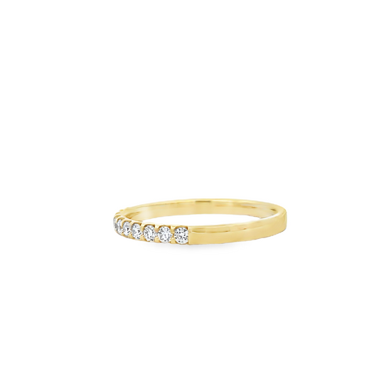 18KY ODESSA HALF-WAY DIAMOND BAND