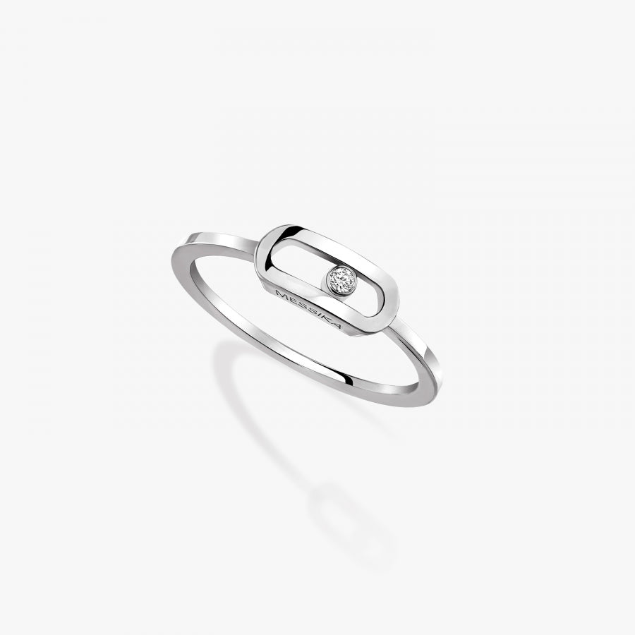 MOVE UNO WHITE GOLD RING