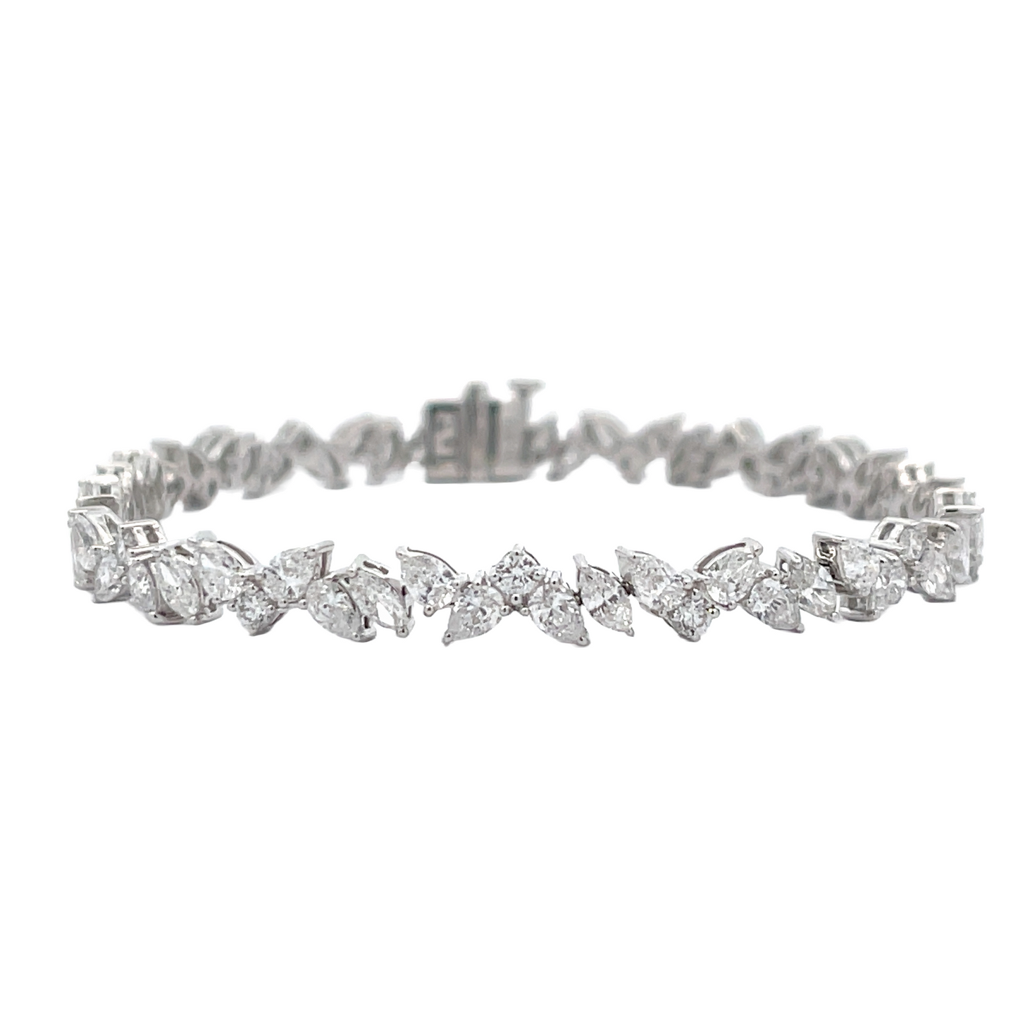 14KW PEAR DIA 3.93CT MQ DIA 1.31CT DIA .59CT BRACELET