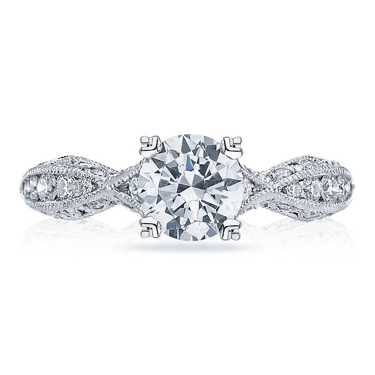 18KW ROUND DIAMOND SEMI MTG .42TWT