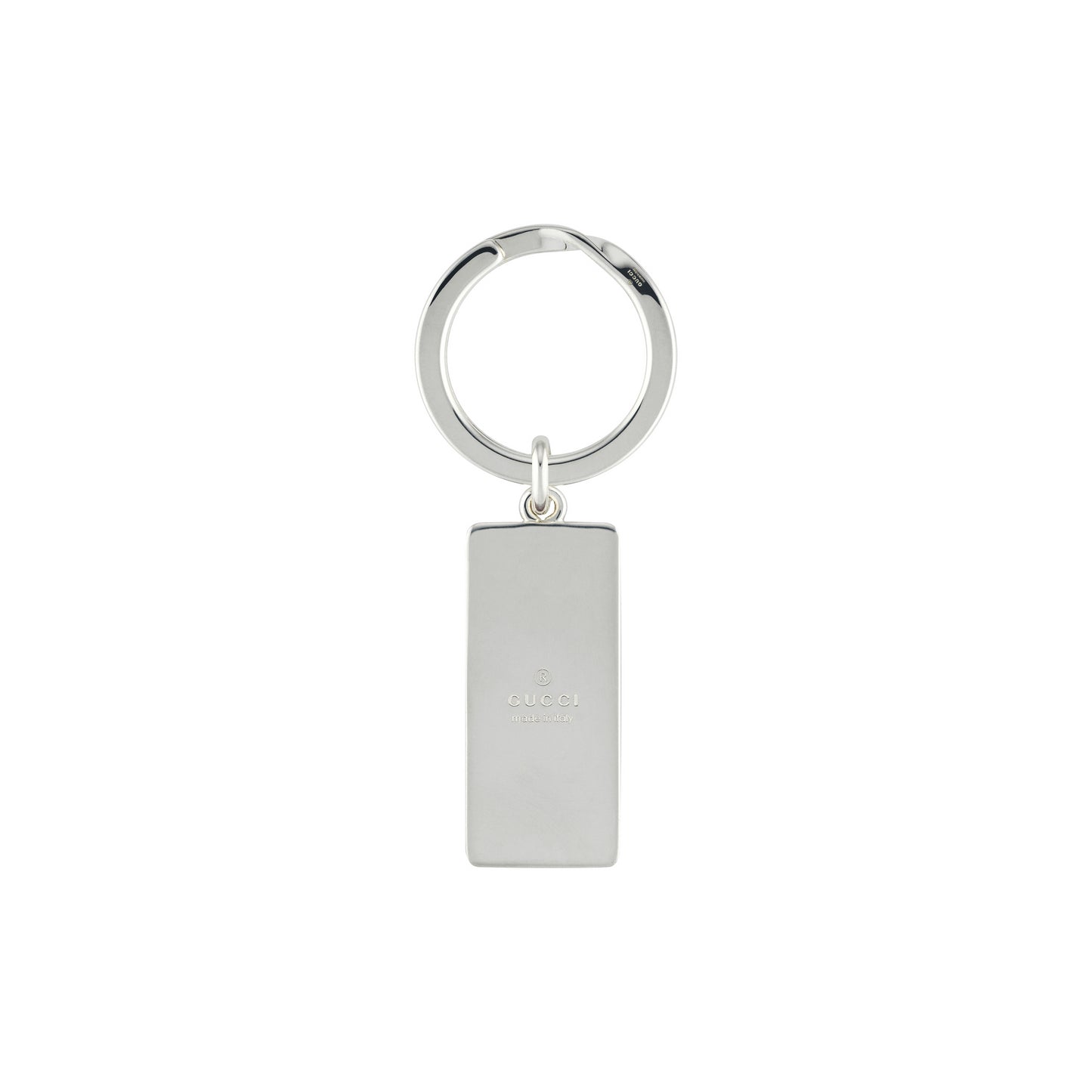 SS TRADEMARK KEYRING WITH ROSSO ANCORA ENAMEL