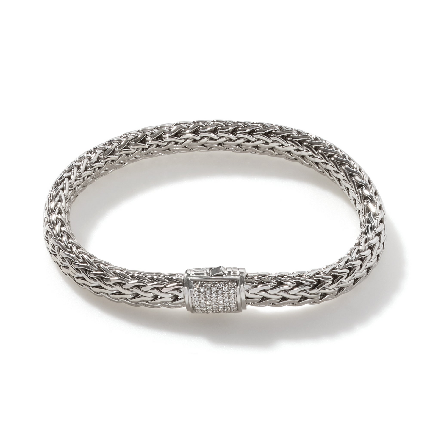 SS ICON 7.5MM DIAMOND BRACELET