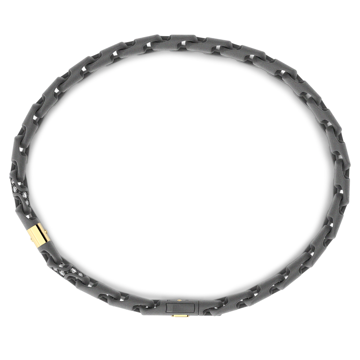 ZANCAN 18KY AND TITANIUM BRACELET
