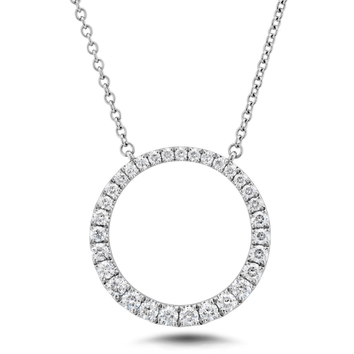 MEMOIRE DIAMOND CIRCLE NECKLACE