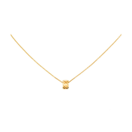CHANEL COCO CRUSH NECKLACE QUILTED MOTIF SMALL VERSION