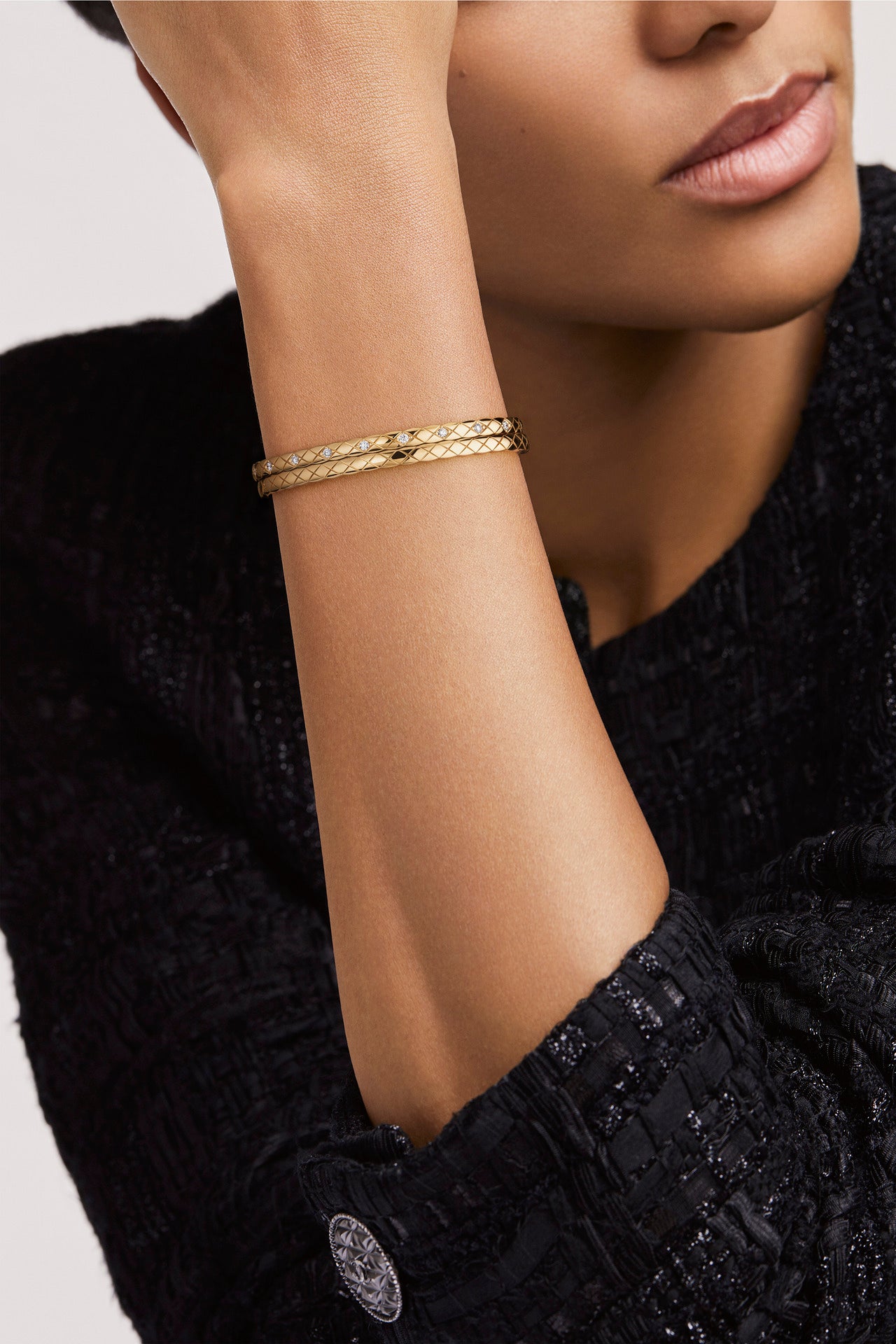 CHANEL COCO CRUSH BRACELET QUILTED MOTIF MINI