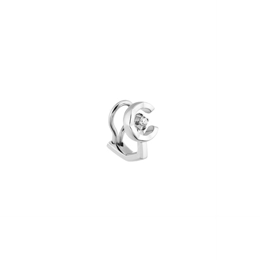 CHANEL COCO SINGLE EARRING CLIP QUILTED MOTIF