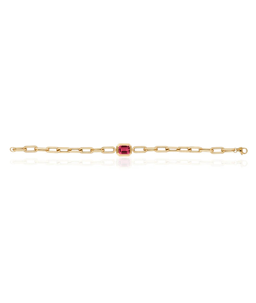 GOSHWARA 18KY CHAIN LINK BRACELET