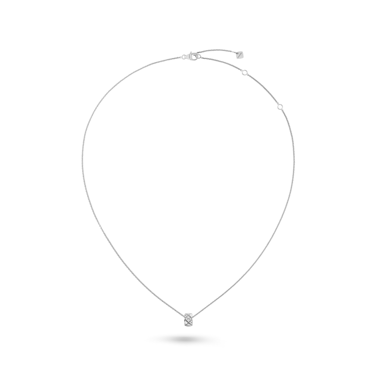 CHANEL COCO CRUSH NECKLACE, QUILTED MOTIF SMALL VERSION
