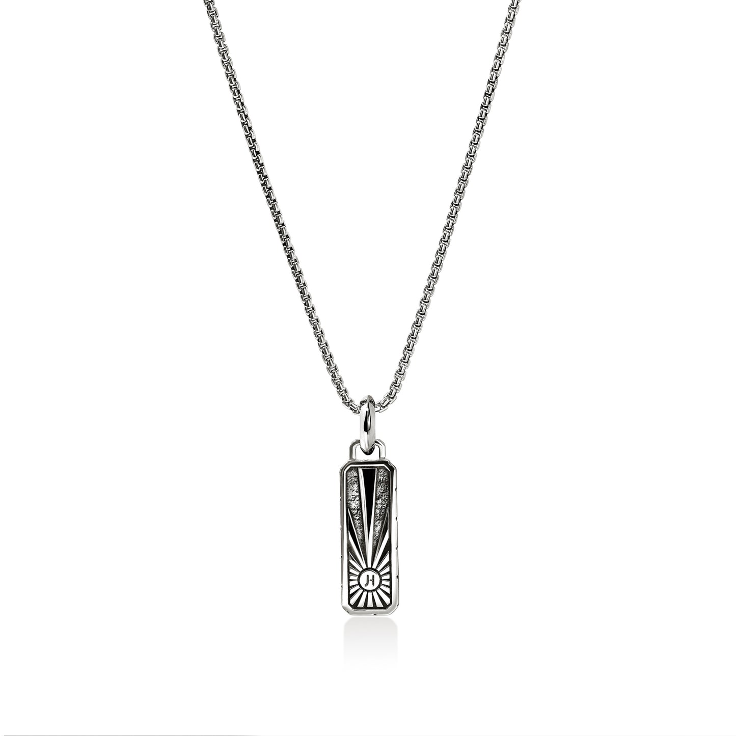 Lapis Lazuli Talisman Necklace, Sterling Silver