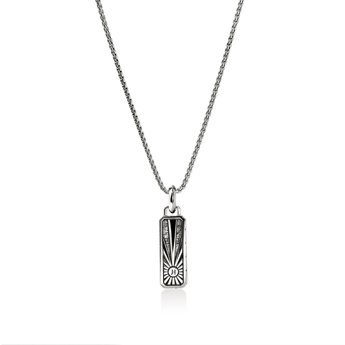 Lapis Lazuli Talisman Necklace, Sterling Silver