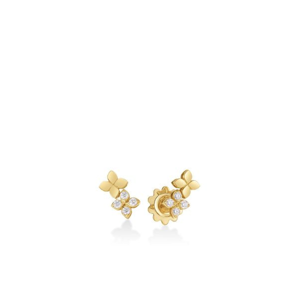 18KY LOVE IN VERONA DIAMOND EARRINGS