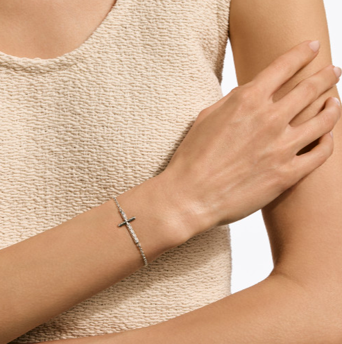 SS JH ESSENTIALS CROSS BRACELET